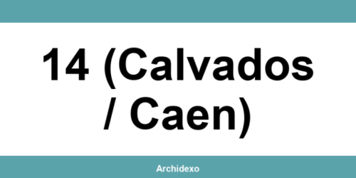 Archives départementales 14 (Calvados / Caen): contact en ligne