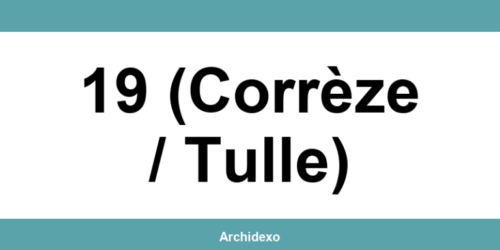 Archives départementales 19 (Corrèze / Tulle): contact en ligne