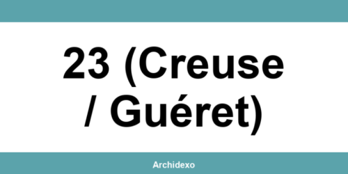Archives départementales 23 (Creuse / Guéret): contact en ligne