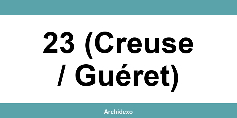 Archives départementales 23 (Creuse / Guéret): contact en ligne