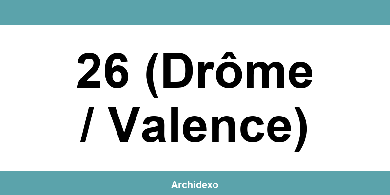 Archives départementales 26 (Drôme / Valence): contact en ligne