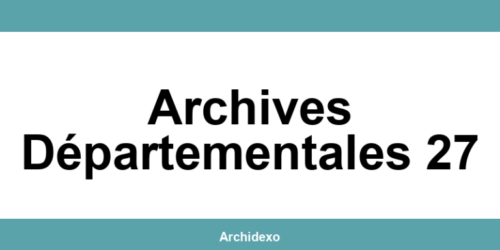 Archives départementales 27: contact en ligne