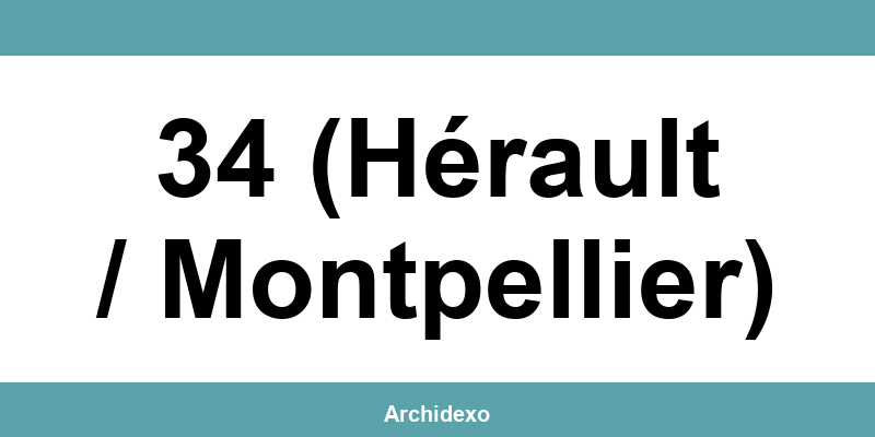 Archives départementales 34 (Hérault / Montpellier): contact en ligne