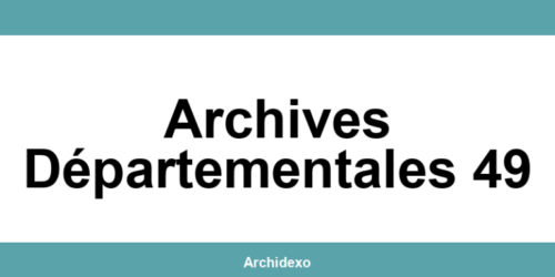 Archives départementales 49: contact en ligne