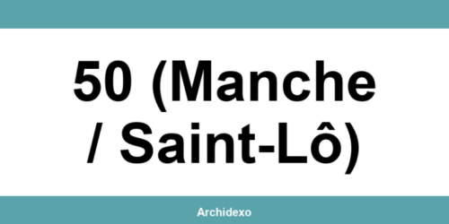 Archives départementales 50 (Manche / Saint-Lô): contact en ligne