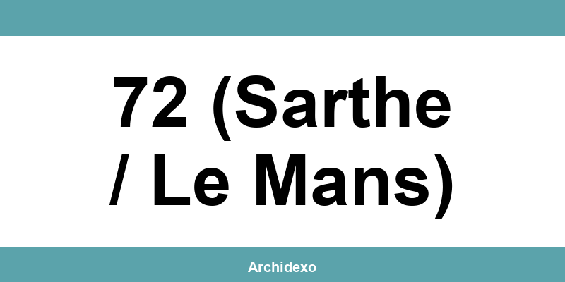 Archives départementales 72 (Sarthe / Le Mans): contact en ligne